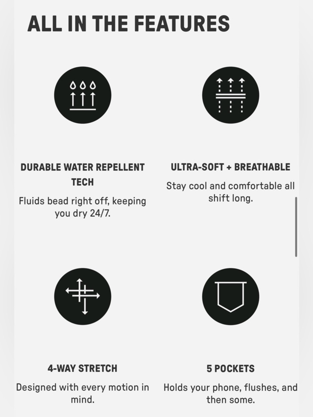 Fabletics Scrub Set - Picture 9 of 10